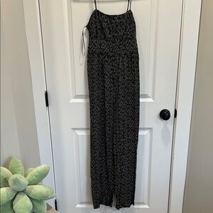 Black and White striped Pantsuit